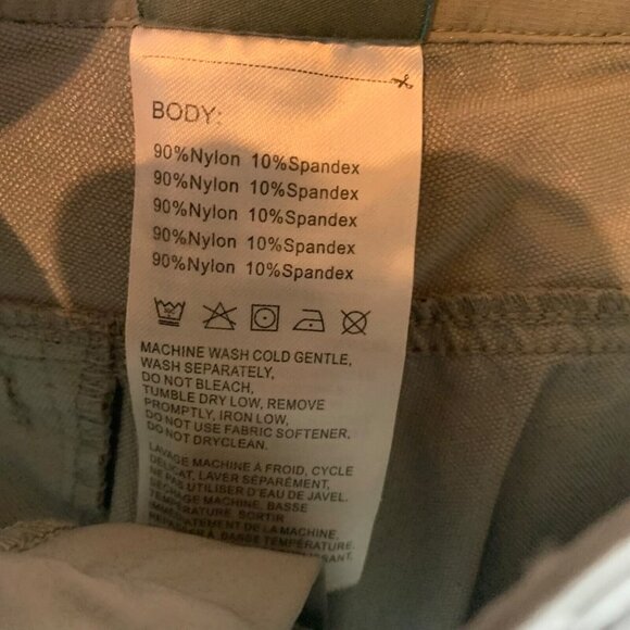 Willit Women's Nylon Stretch UPF 50 Sun Protection Gray Camp Hiking Pants Size 6 - Picture 8 of 13